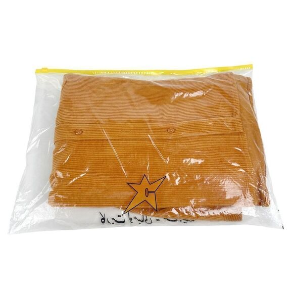 Carpet Company Skateboards Panther Corduroy Button Up Season 12 Rust Orange - Picture 6 of 8